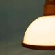 Bohemian 70s mushroom pendant lamp