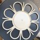 Vintage beige flower mirror