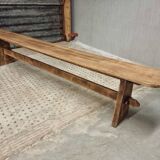 Old wooden bench side table 26 x 230 cm