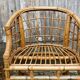 Paire de fauteuils en rotin, made in Italy