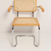 Mid-century Cesca chair in rattan, Marcel Breuer, Italy, 1960s