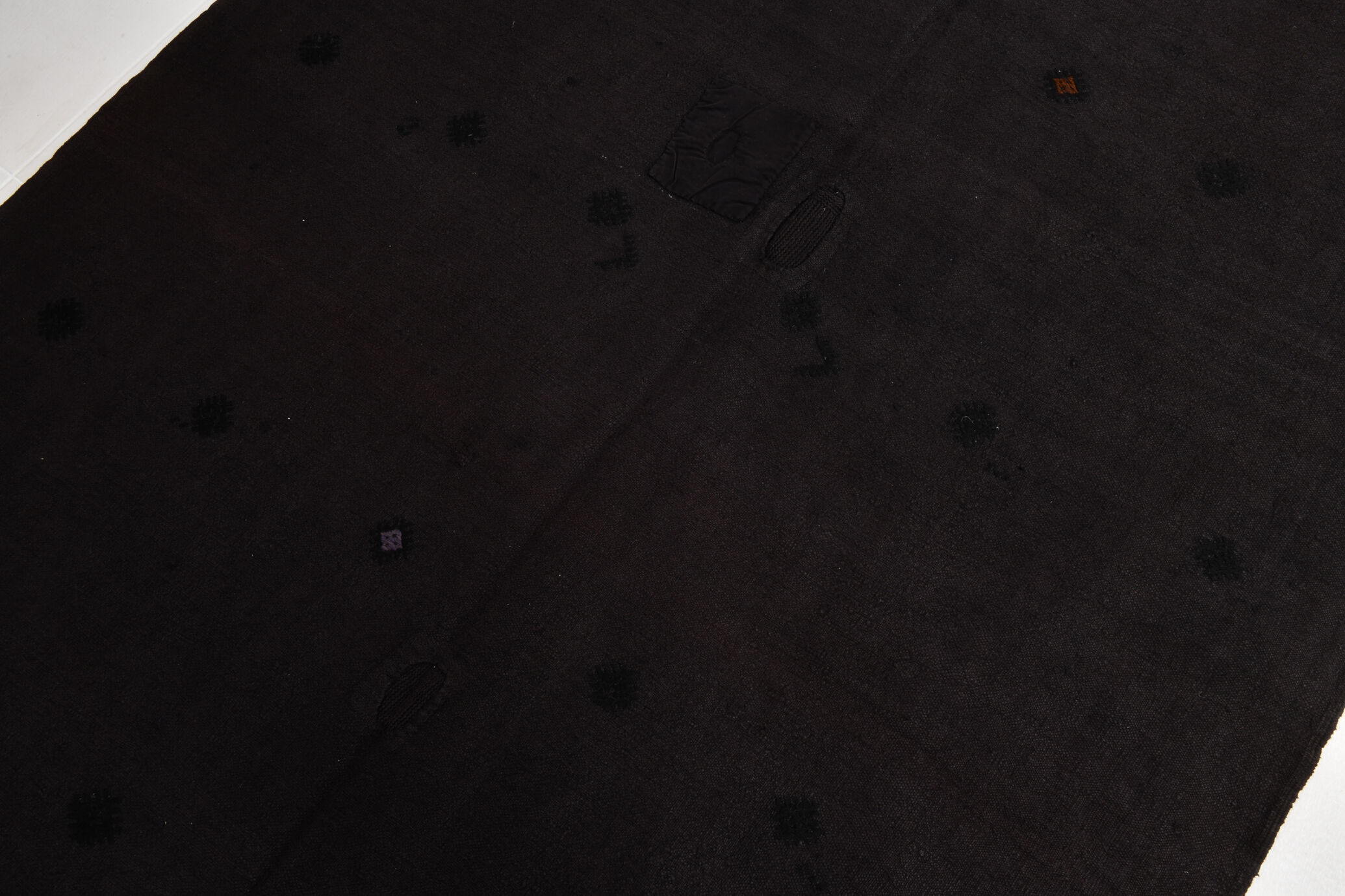 Polka Dot Vintage Hemp Rug 246x167cm