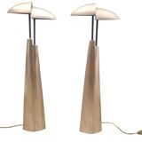Set of 2 bronze table lamps