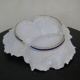 Handle plate with three compartments called "beggar"