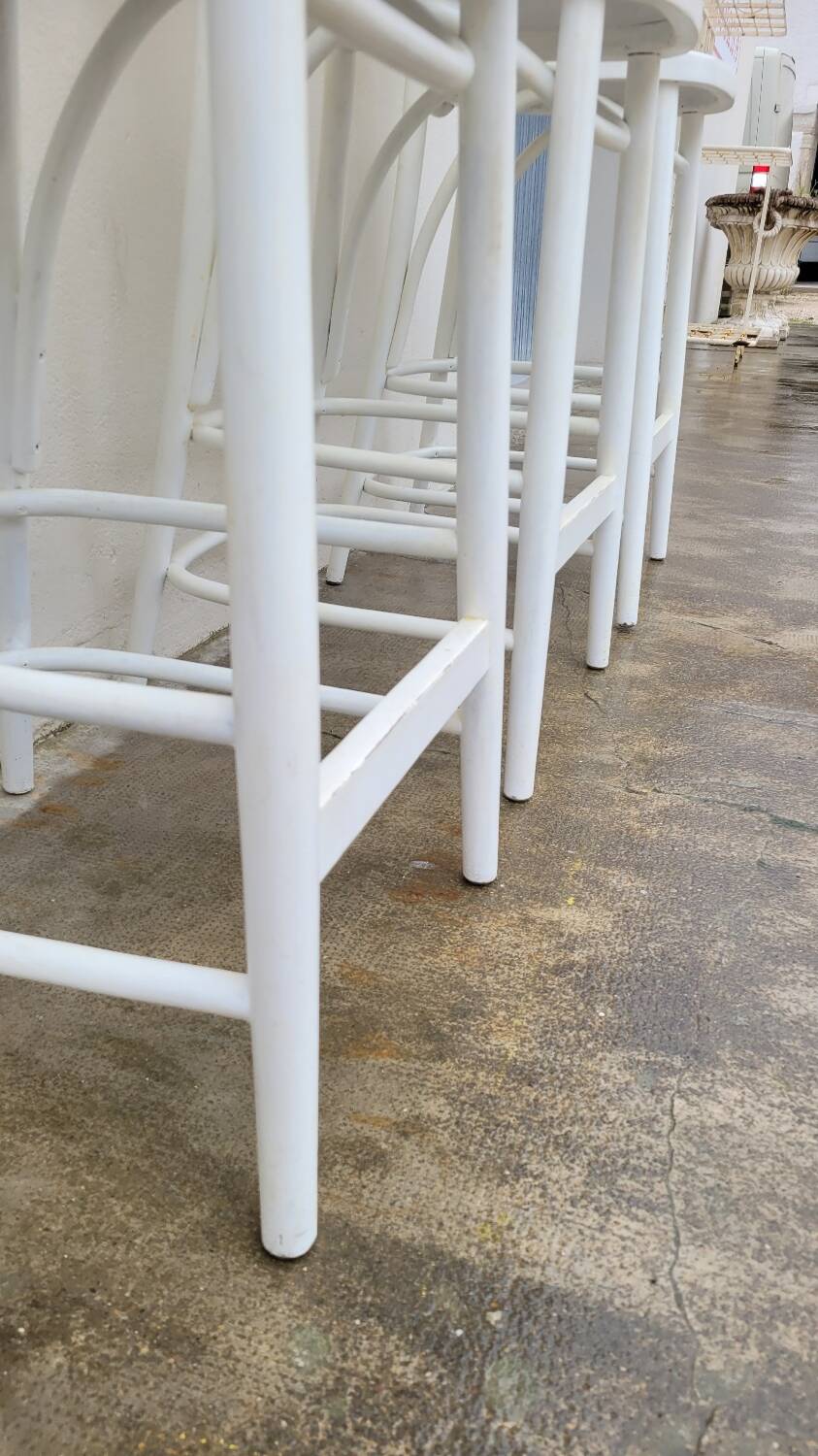 Set of 3 bentwood restaurant bar stools bistro