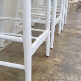 Set of 3 bentwood restaurant bar stools bistro