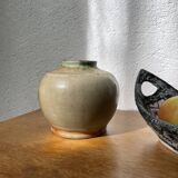 Small glazed ceramic vase