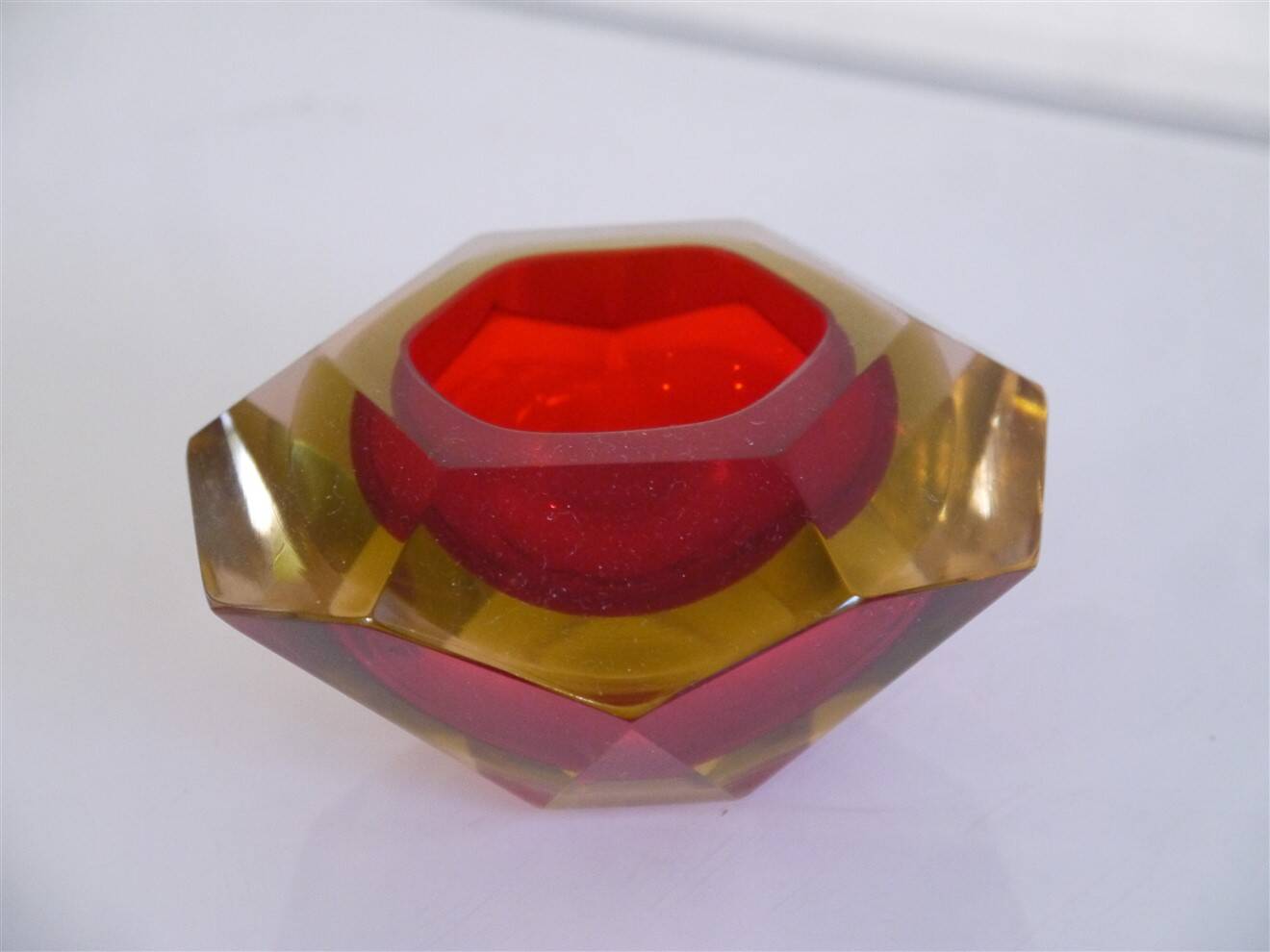 Murano glass ashtray by Flavio Poli