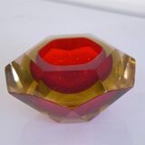 Murano glass ashtray by Flavio Poli
