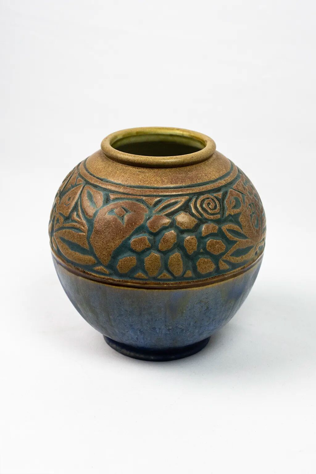 Vase boule art déco — Mougin & Gaston Ventrillon (Nancy)
