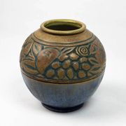 Vase boule art déco — Mougin & Gaston Ventrillon (Nancy)