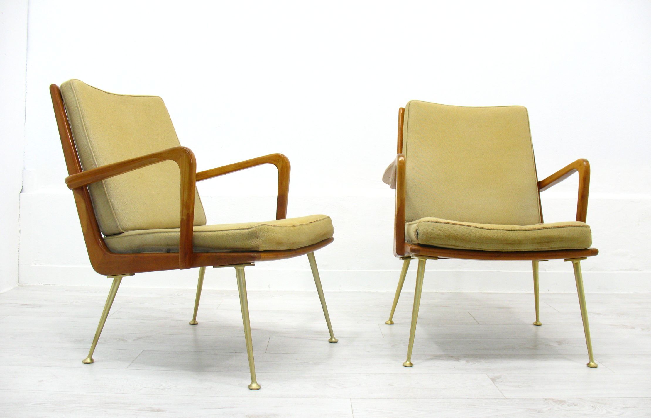 Armchairs by Hans Mitzlaff for Eugen Schmidt, Germany, 1950
