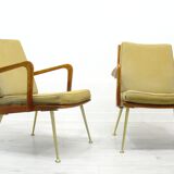 Fauteuils Boomerang par Hans Mitzlaff pour Eugen Schmidt, Allemagne, années 1950