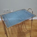 Coffee table door vintage magazines