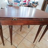 Table console demi-lune style Louis XVI
