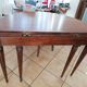 Table console demi-lune style Louis XVI