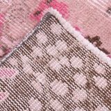 5x8 Pink Brown Vintage Area Rug 175x253Cm