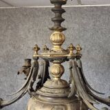 antique chandelier from the time of Napoleon III, dating from the second half of the 19th century