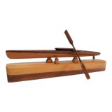 Kayak scale model violet wood