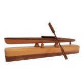 Kayak scale model violet wood