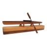 Kayak scale model violet wood