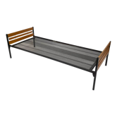 Vintage scandinavian bed daybed by Dico Holland 1960s teak metal