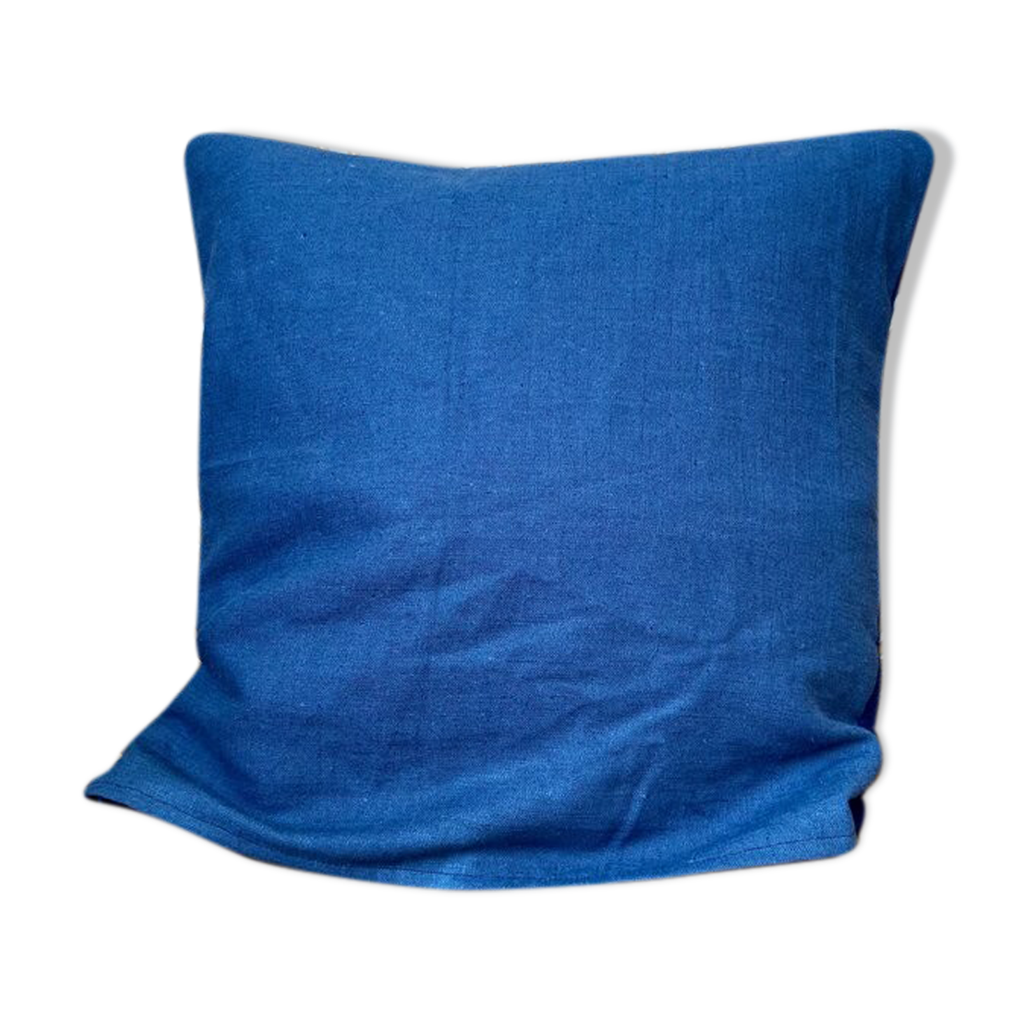 Linen cushion and boiled wool 40 cm