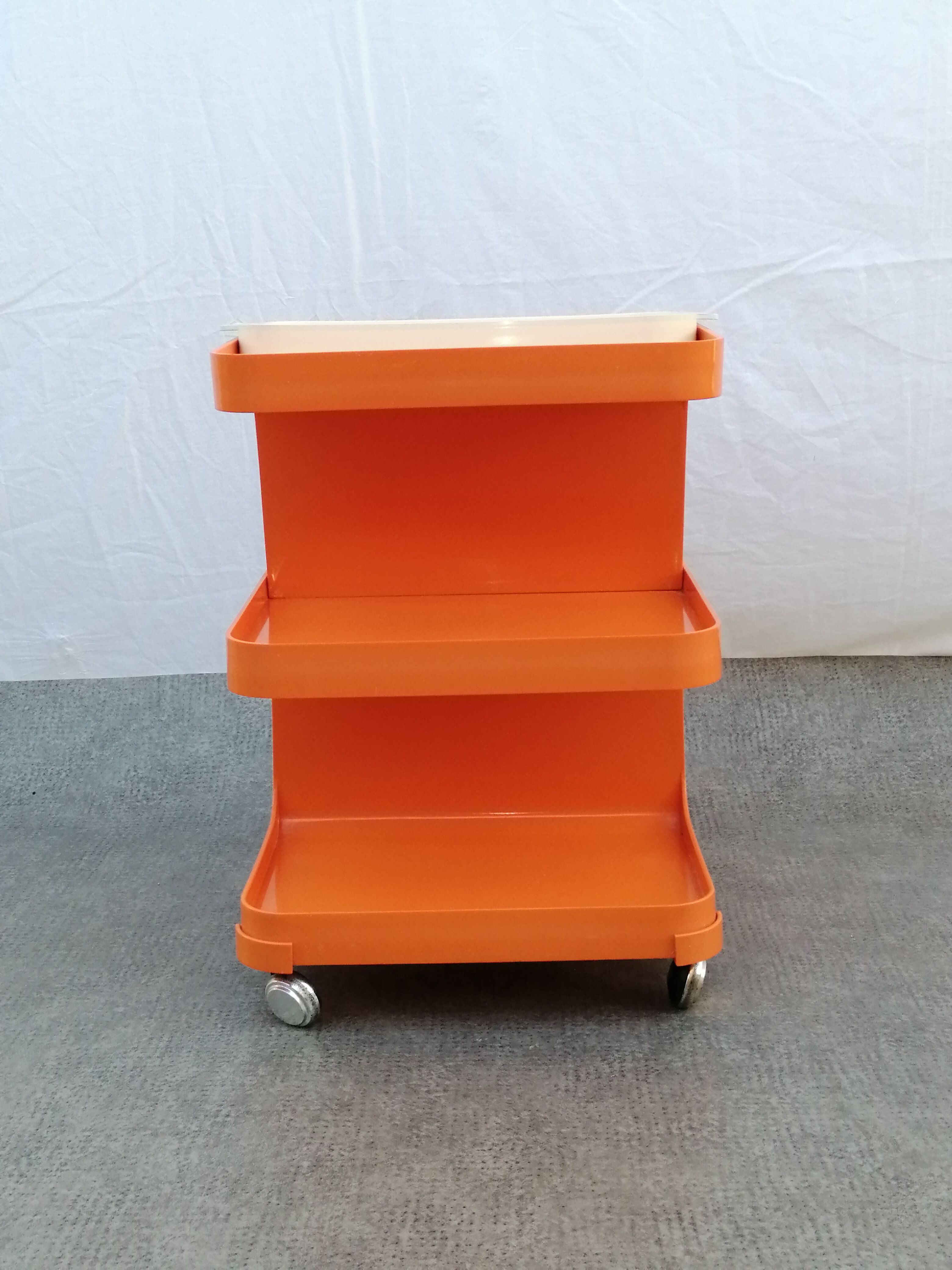 Flair style plastic service for Prisunic vintage 1970