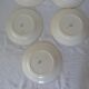 5 plates old faience Badonviller decoration flowers blue-red