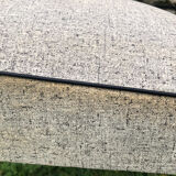 Leatherette office armchair