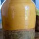 Antique yellow glazed grease pot 19th