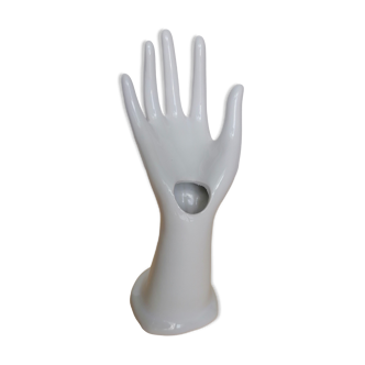 Hand porcelain soliflore baguier
