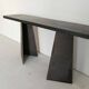 Console en acier et plateau massif