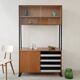 Library buffet U 458 black by Jiri Jiroutek for Interier Praha 1960