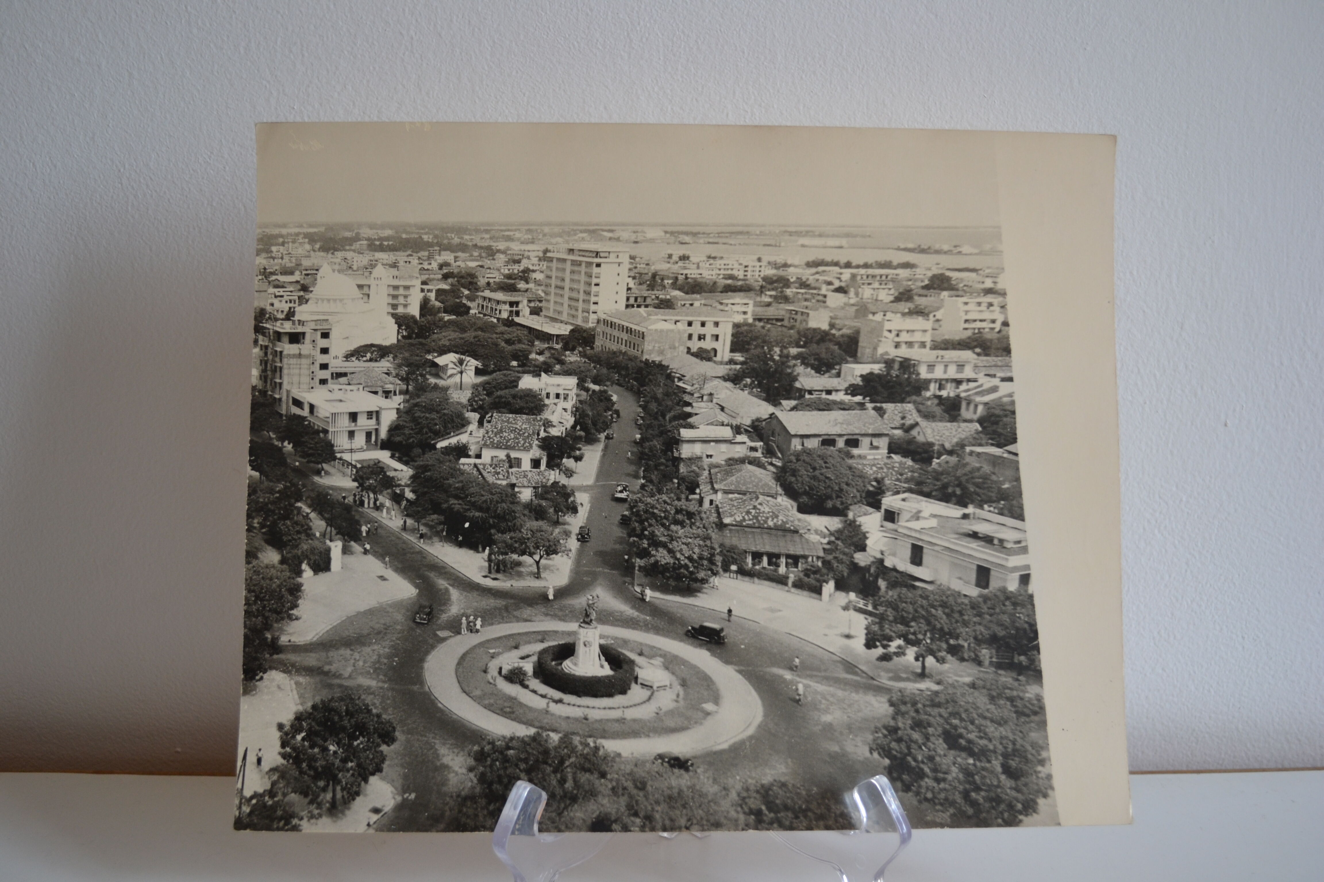 Anonymous silver photo africa senegal dakar cathedral district circa 1950