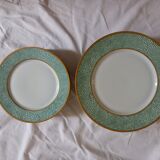 Puiforcat service part in limoges porcelain, galuchat model, by manuel canovas