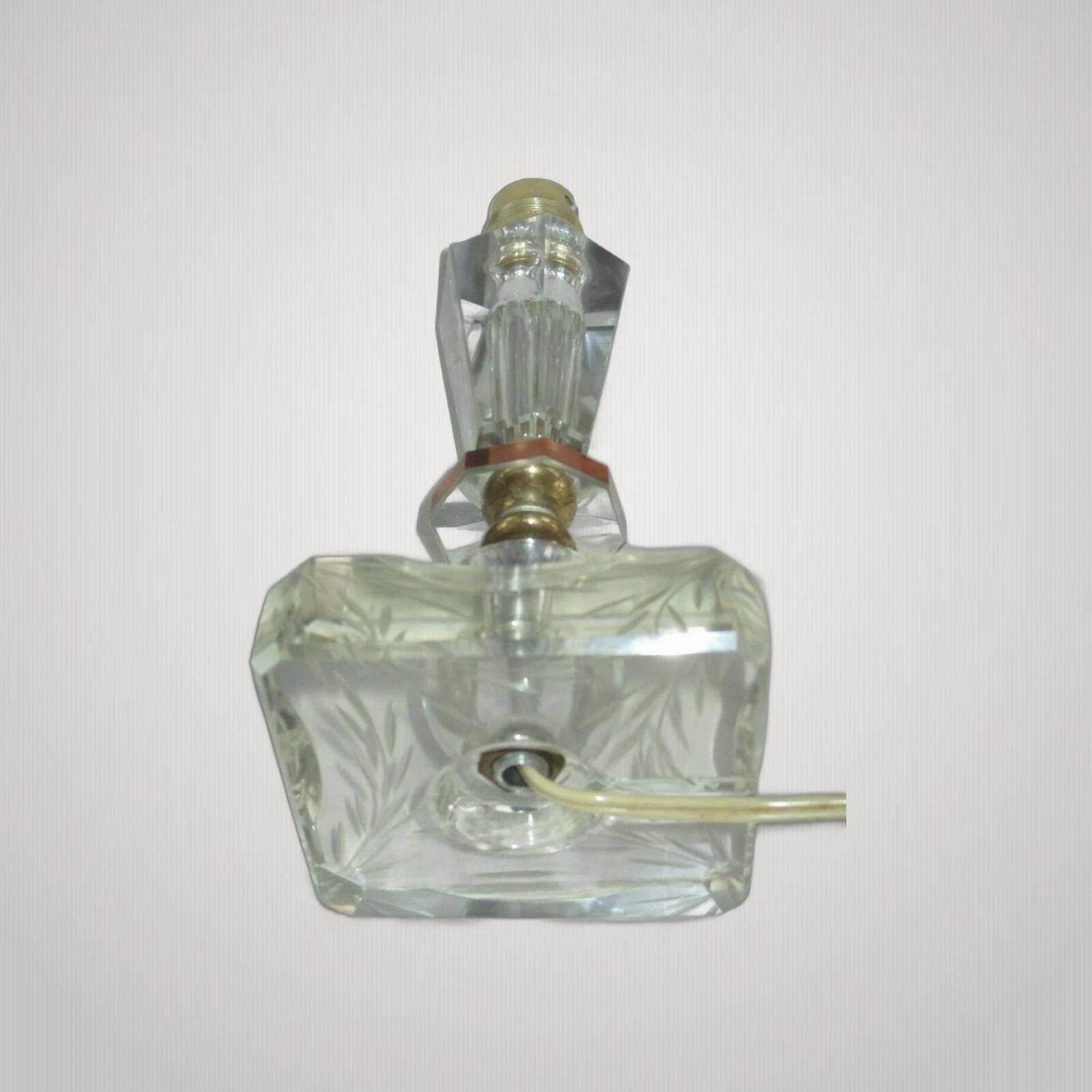 Antique lamp henry morand jacques adnet art deco era