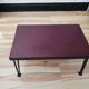 Coffee table black iron compat legs