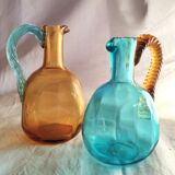 2 pichet en verre anciens Georges Sand
