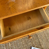 Pair of rattan bedside tables