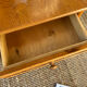 Pair of rattan bedside tables