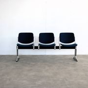 Vintage bench | waiting room bench | 1970s | Castelli