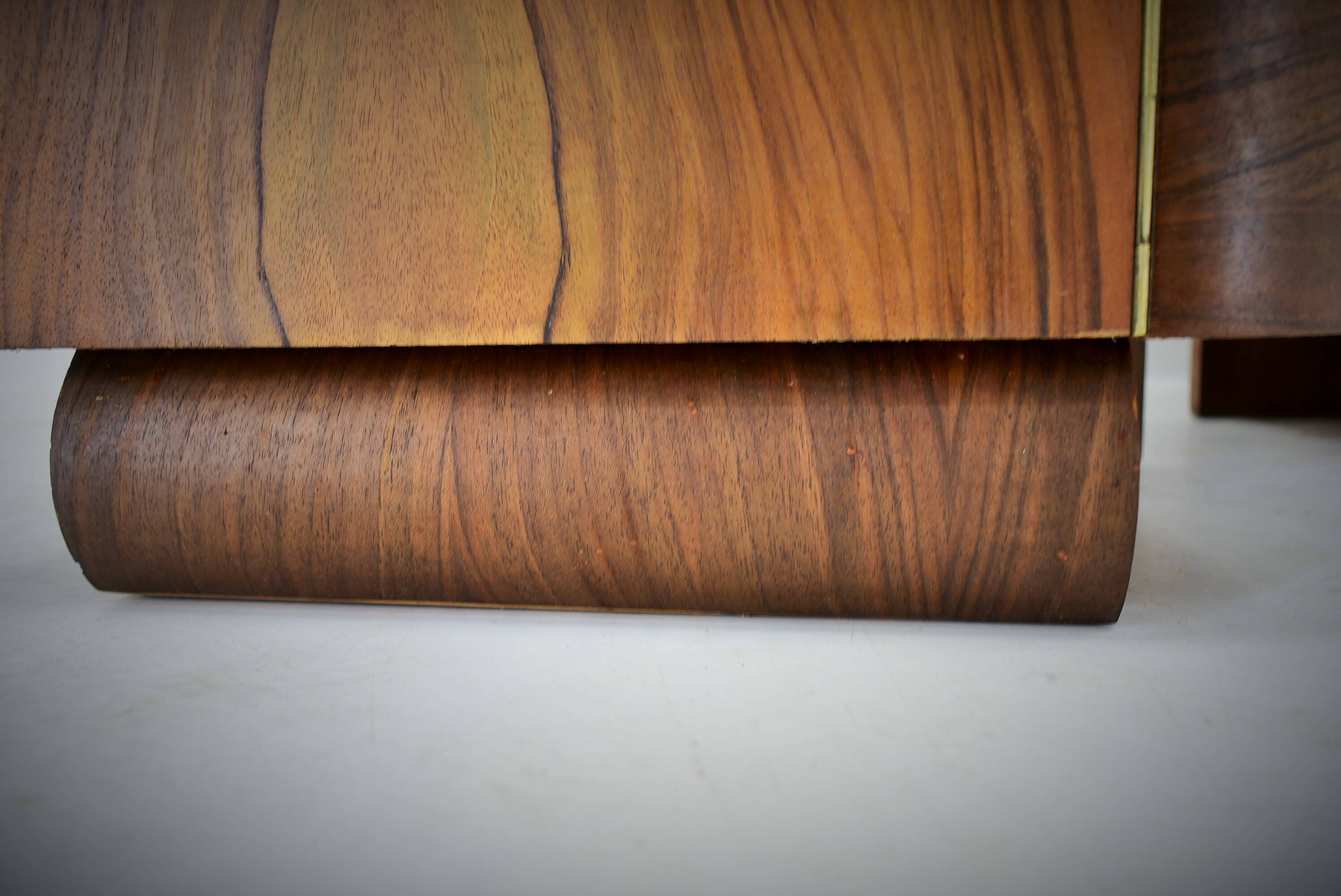 1938s,  Pair of art deco bedside table , Czechoslovakia