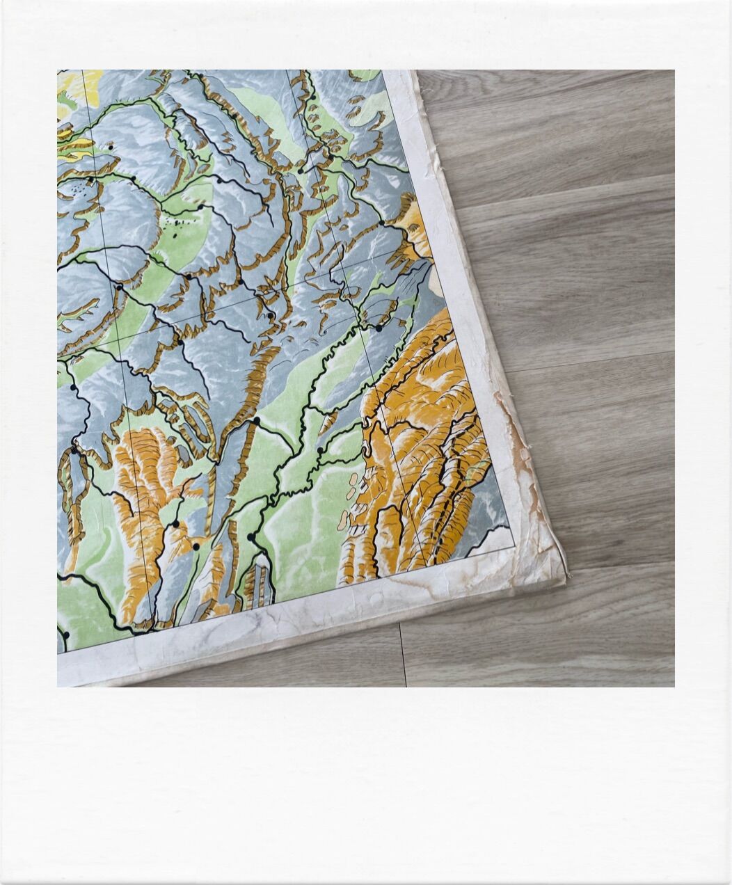 Carte scolaire ancienne Bassin parisien