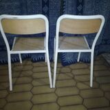 Pair of school chairs