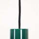 2 suspensions “Mini P&T" en verre vert Holmegaard Michael Bang, années 1970