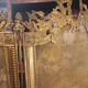 Very Beautiful Fireplace Screen 154 cm/77 cm in Bronze and Brass - Period 1880