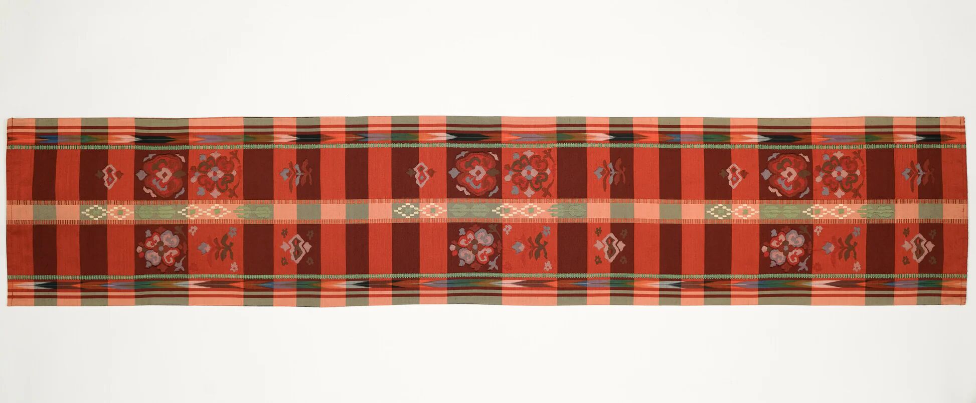 Global Tapestry silk table runner