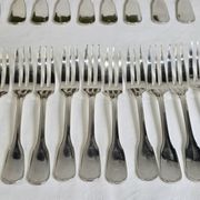 87-piece household cutlery set from Christofle, Versailles model, in metal.