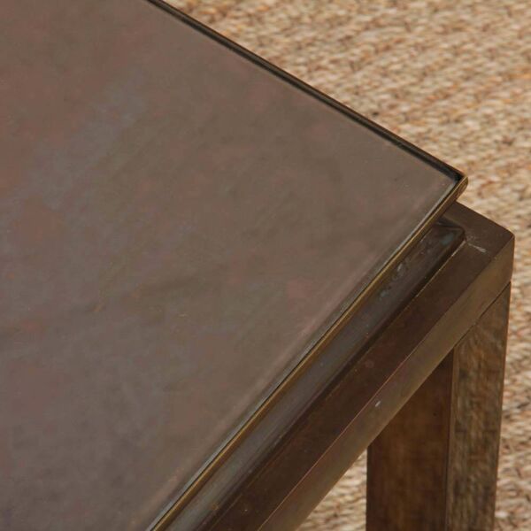 Table basse par Guy Lefevre pour Maison Jansen, 1970